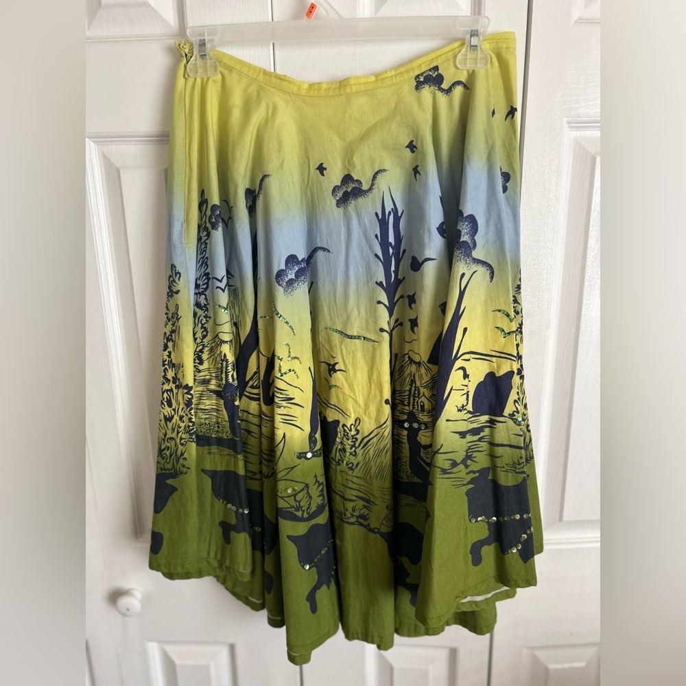 Lapis circle skirt - Picture 3 of 10